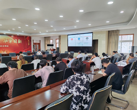 市水利局举办“水利学习讲坛”开展党建工作专题交流